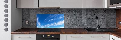 Achterwand keuken Blauwe lucht