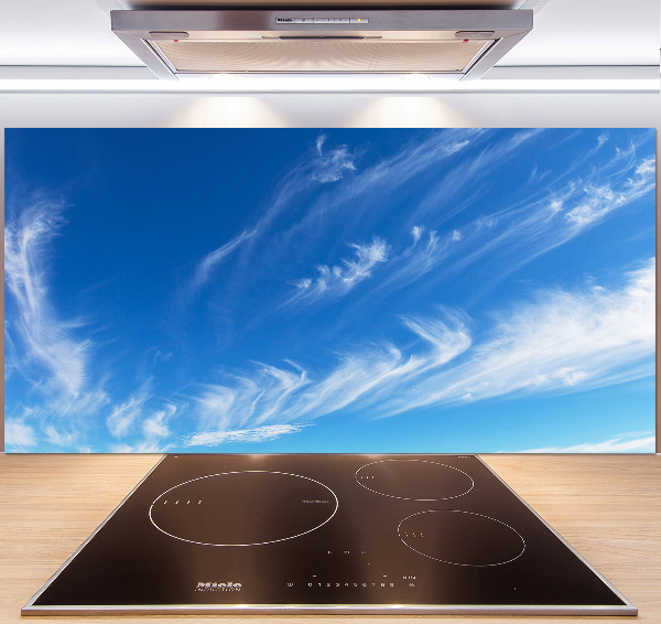 Achterwand keuken Blauwe lucht