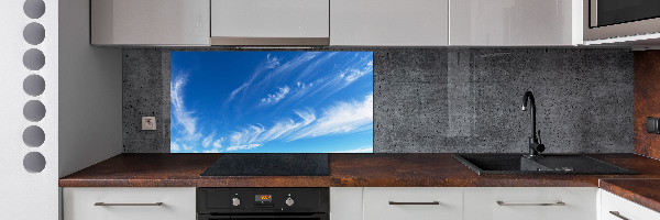 Achterwand keuken Blauwe lucht