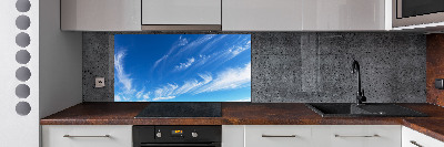Achterwand keuken Blauwe lucht