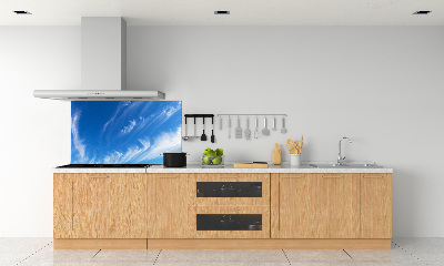 Achterwand keuken Blauwe lucht