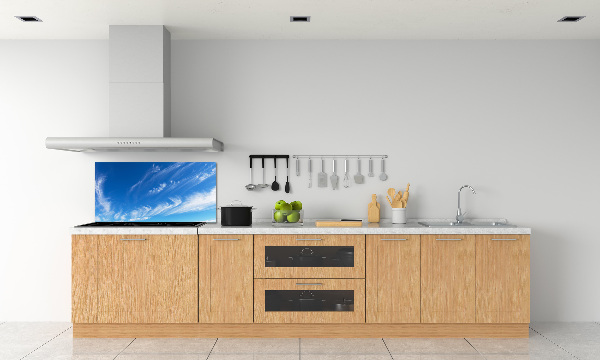 Achterwand keuken Blauwe lucht