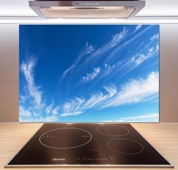 Achterwand keuken Blauwe lucht