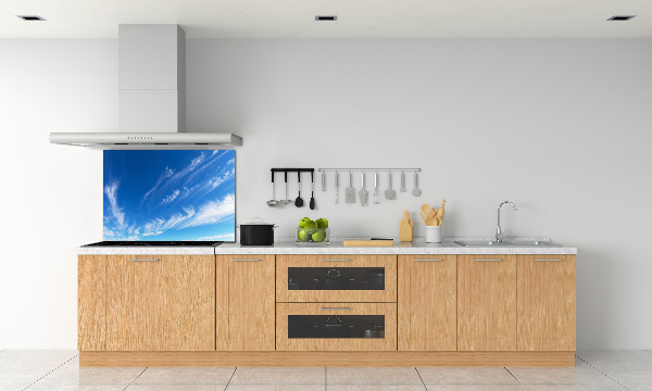 Achterwand keuken Blauwe lucht