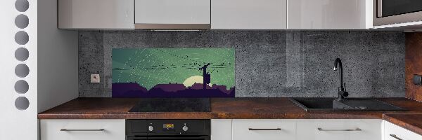 Keuken achterwand Vogelstad