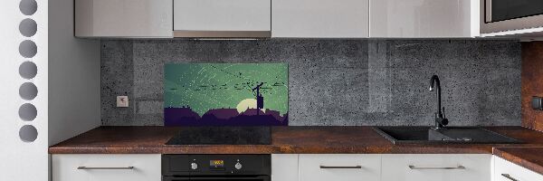 Keuken achterwand Vogelstad