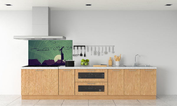 Keuken achterwand Vogelstad