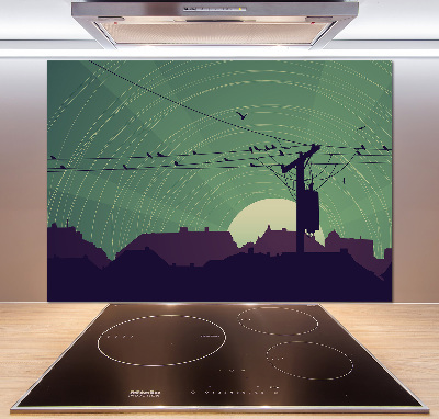 Keuken achterwand Vogelstad