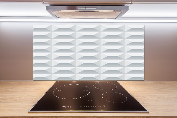 Spatscherm keuken Geometrische achtergrond