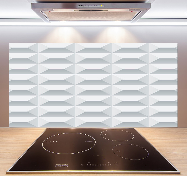 Spatscherm keuken Geometrische achtergrond