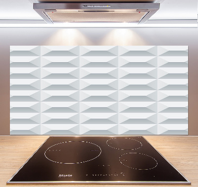 Spatscherm keuken Geometrische achtergrond