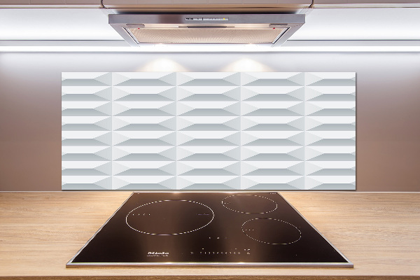 Spatscherm keuken Geometrische achtergrond