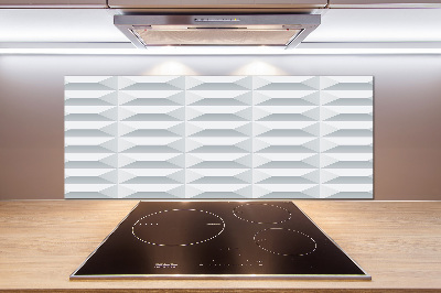 Spatscherm keuken Geometrische achtergrond