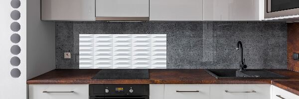 Spatscherm keuken Geometrische achtergrond