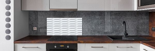 Spatscherm keuken Geometrische achtergrond