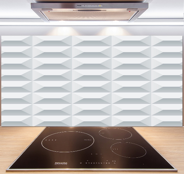 Spatscherm keuken Geometrische achtergrond