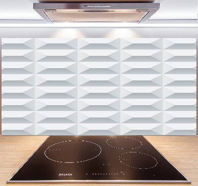 Spatscherm keuken Geometrische achtergrond