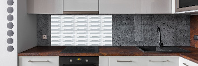 Spatscherm keuken Geometrische achtergrond