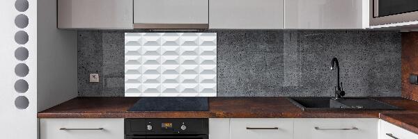Spatscherm keuken Geometrische achtergrond