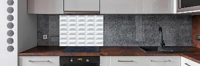 Spatscherm keuken Geometrische achtergrond