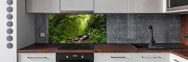 Spatplaat keuken Oerwoud in Nepal
