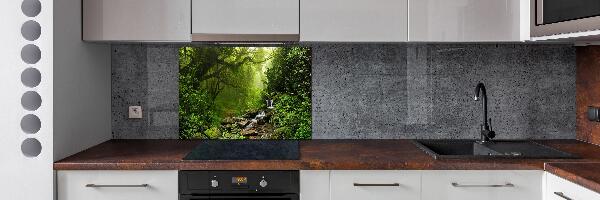 Spatplaat keuken Oerwoud in Nepal