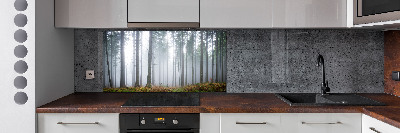 Keuken achterwand Mist in het bos
