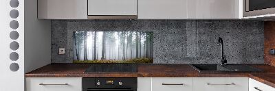 Keuken achterwand Mist in het bos