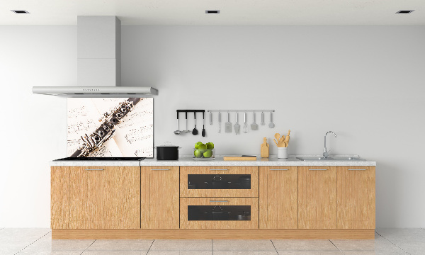 Panel szklany do kuchni Klarnet