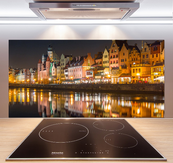 Spatscherm keuken Gdansk, Polen