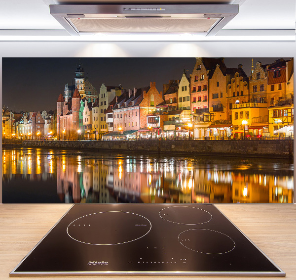 Spatscherm keuken Gdansk, Polen