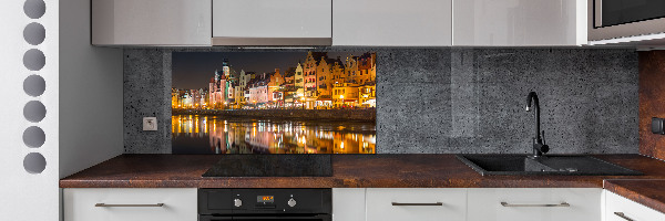 Spatscherm keuken Gdansk, Polen