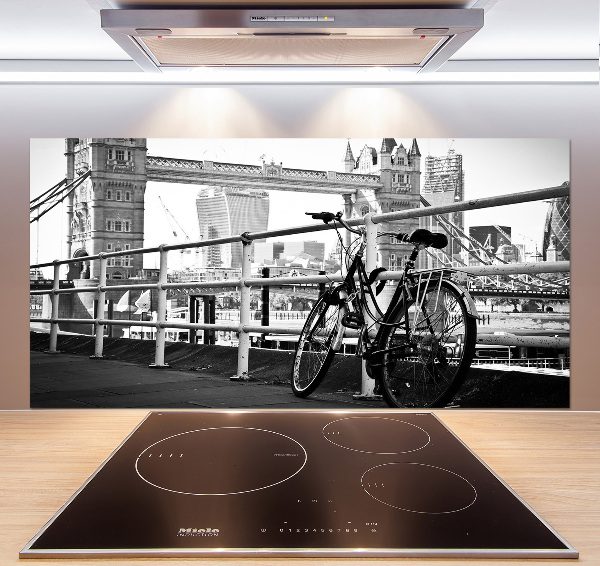 Spatplaat keuken Fietsen in Londen