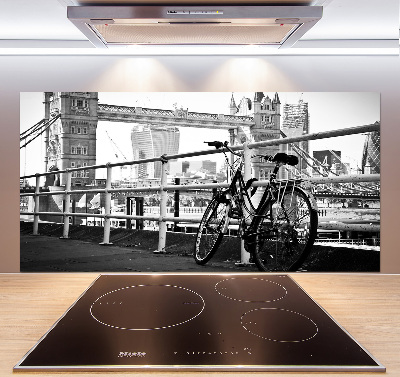 Spatplaat keuken Fietsen in Londen