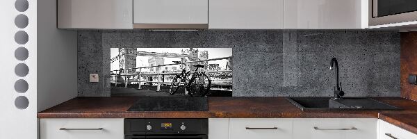 Spatplaat keuken Fietsen in Londen