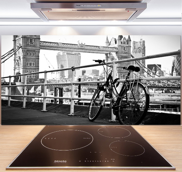 Spatplaat keuken Fietsen in Londen