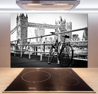 Spatplaat keuken Fietsen in Londen