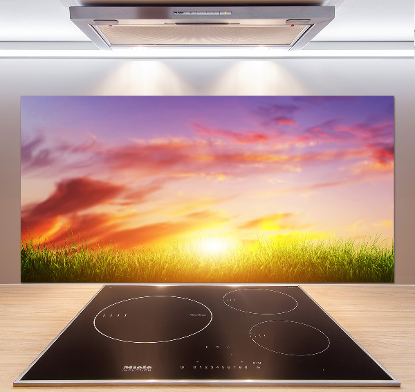 Achterwand keuken Zonsondergang