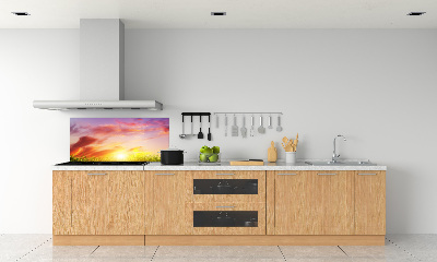 Achterwand keuken Zonsondergang