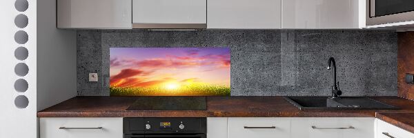 Achterwand keuken Zonsondergang