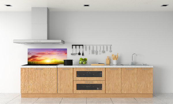 Achterwand keuken Zonsondergang