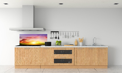 Achterwand keuken Zonsondergang