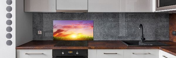 Achterwand keuken Zonsondergang
