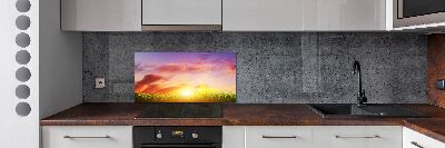 Achterwand keuken Zonsondergang