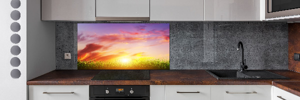Achterwand keuken Zonsondergang