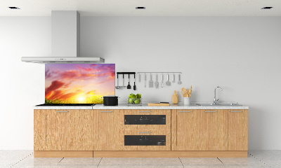 Achterwand keuken Zonsondergang