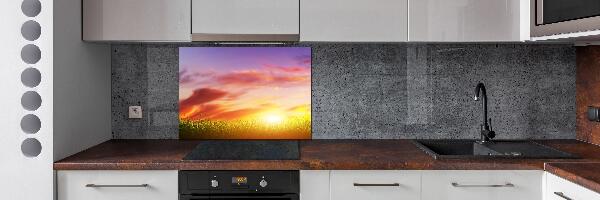 Achterwand keuken Zonsondergang
