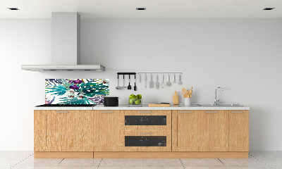 Keuken achterwand Tropische bloemen