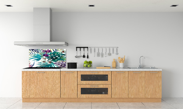 Keuken achterwand Tropische bloemen