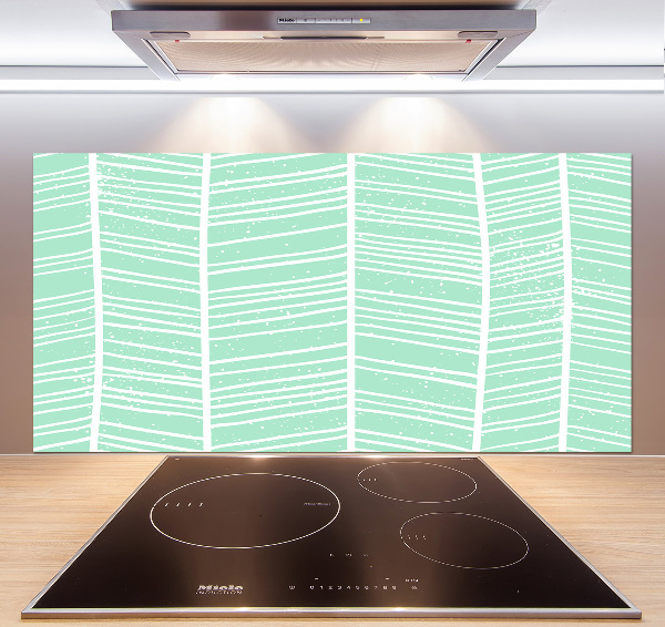 Spatplaat keuken Visgraatpatroon